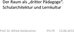 Der Raum als "dritter P&auml;dagoge". Schularchitektur und Lernkultur - PH-FR 13.06.2012