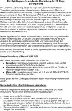 Der Spätlingsmarkt wird unter Einhaltung der 2G-Regel durchgeführt.