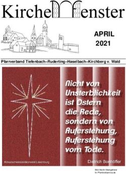 APRIL 2021 - Pfarrverband Tiefenbach