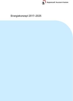 Energiekonzept 2017-2025 - Appenzell Ausserrhoden