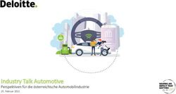 Industry Talk Automotive - Perspektiven f&uuml;r die &ouml;sterreichische Automobilindustrie 25. Februar 2021 - Deloitte