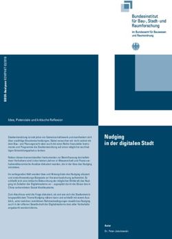 Idee, Potenziale und kritische Reflexion - Bundesinstitut f&uuml;r Bau-, Stadt- und ...