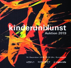 Auktion 2019 - Koofun Koordinationsstelle f&uuml;r Pre-university ...