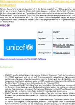 Hilfsorganisationen und Maßnahmen zur Verringerung von Kinderarbeit