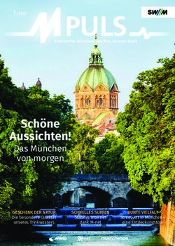 Sch&ouml;ne Aussichten! Das M&uuml;nchen von morgen - Stadtwerke M&uuml;nchen