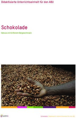 Schokolade Didaktisierte Unterrichtseinheit f&uuml;r den ABU - Genuss mit bitterem Beigeschmack - Global Education