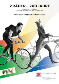 2R&Auml;DER 200JAHRE Unterrichtsmaterialien f&uuml;r Schulen - FREIHERR VON DRAIS UND DIE GESCHICHTE DES FAHRRADES - Technoseum