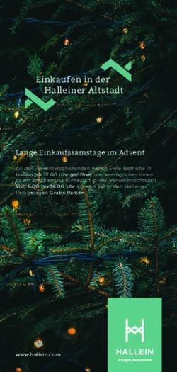 Einkaufen in der Halleiner Altstadt - Lange Einkaufssamstage im Advent