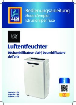 Luftentfeuchter Déshumidificateur d'air | Deumidificatore dell'aria - Bedienungsanleitung - ALDI SUISSE AG