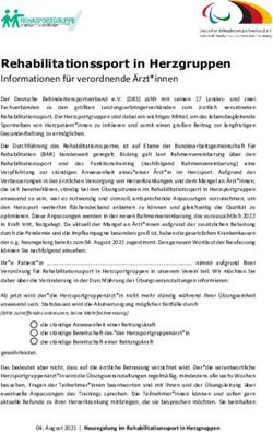 Rehabilitationssport in Herzgruppen - Deutscher ...