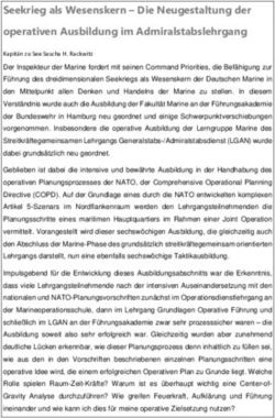 Seekrieg als Wesenskern - Die Neugestaltung der operativen Ausbildung im Admiralstabslehrgang - Bundeswehr