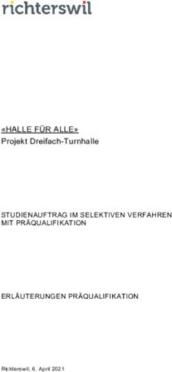 "HALLE F&Uuml;R ALLE" Projekt Dreifach-Turnhalle - STUDIENAUFTRAG IM SELEKTIVEN VERFAHREN MIT PR&Auml;QUALIFIKATION ERL&Auml;UTERUNGEN PR&Auml;QUALIFIKATION ...