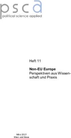 Heft 11 Non-EU Europe - M&auml;rz 2021 Wien und Kleve