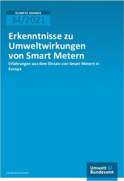 Erkenntnisse zu Umweltwirkungen von Smart Metern - 34/2021 Erfahrungen aus dem Einsatz von Smart Metern in Europa