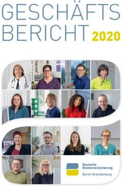 Geschäfts bericht 2020 - Deutsche Rentenversicherung