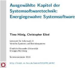 Ausgew ahlte Kapitel der Systemsoftwaretechnik: Energiegewahre Systemsoftware