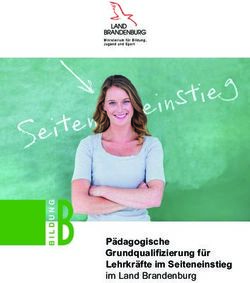 P&auml;dagogische Grundqualifizierung f&uuml;r Lehrkr&auml;fte im Seiteneinstieg - im Land Brandenburg - Ministerium f&uuml;r Bildung ...
