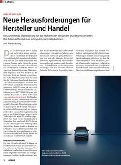 Neue Herausforderungen f&uuml;r Hersteller und Handel