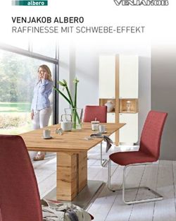 VENJAKOB ALBERO RAFFINESSE MIT SCHWEBE-EFFEKT