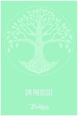 SPA PREISLISTE - BollAnts