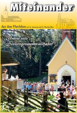 Seelsorgeraumwallfahrt" - "Unsere erste Aus dem Pfarrleben von St. Lorenzen und St. Marein/Mzt.