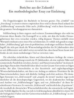 Berichte aus der Zukunft? Ein methodologischer Essay zur Einleitung