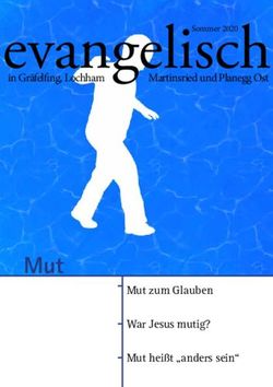 EvangelischSommer 2020 - Mut - in Gr&auml;felfing, Lochham Martinsried und Planegg Ost
