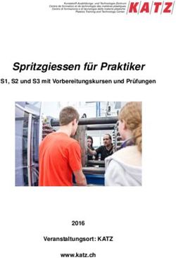 Spritzgiessen f&uuml;r Praktiker - S1, S2 und S3 mit Vorbereitungskursen und Pr&uuml;fungen - 2016 Veranstaltungsort: KATZ www.katz.ch