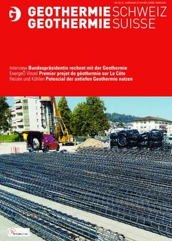 Interview Bundespr&auml;sidentin rechnet mit der Geothermie Energe&Ocirc; Vinzel Premier projet de g&eacute;othermie sur La C&ocirc;te Heizen und K&uuml;hlen Potenzial der ...