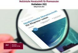 Medizinische Monatsschrift f&uuml;r Pharmazeuten Mediadaten 2022 - G&uuml;ltig ab 01.01.2022