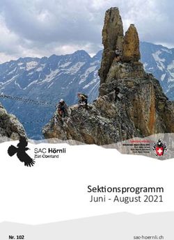 Sek onsprogramm Juni - August 2021 - sac-hoernli.ch - SAC H&ouml;rnli