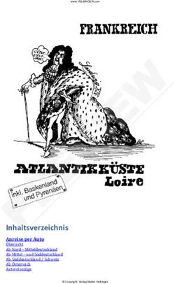 Ab S&uuml;ddeutschland / Schweiz Autoreisez&uuml;ge - Inhaltsverzeichnis - Verlag