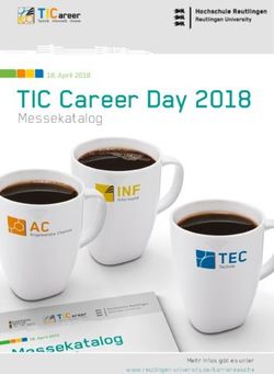 TIC Career Day 2018 Messekatalog - April 2018 - Hochschule Reutlingen