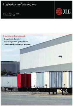 Logistikimmobilienreport - Der deutsche Logistikmarkt Der Logistikstandort Deutschland Der Vermietungsmarkt f&uuml;r Lager-/Logistikfl &auml;chen Der ...