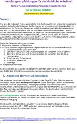 Handlungsempfehlungen f&uuml;r die kirchliche Arbeit mit