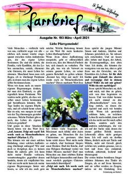 Ausgabe Nr. 193 M&auml;rz April 2021