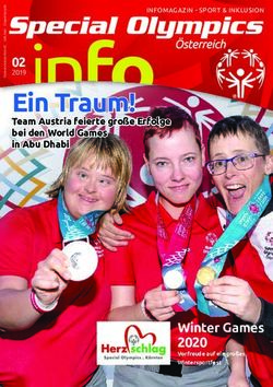 Ein Traum! - Winter Games 2020 - Special Olympics &Ouml;sterreich