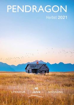 PENDRAGON Herbst 2021 - 40 Jahre - pendragon Verlag