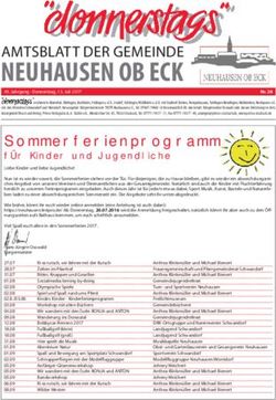 NEUHAUSEN OB ECK AMTSBLATT DER GEMEINDE
