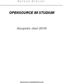 OPENSOURCE IM STUDIUM - Ausgabe Juni 2010 Markus Stenzel