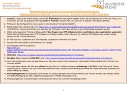 BEKANNTMACHUNG DER ZENTRAL ORGANISIERTEN PRÄSENZPRÜFUNGEN