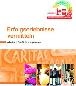 Erfolgserlebnisse vermitteln - Arbeit und Berufliche Kompetenzen - Caritas Freiburg