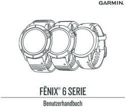 FĒNIX 6 SERIE Benutzerhandbuch