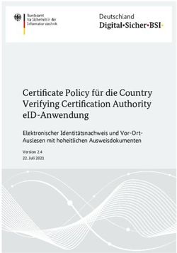 Certificate Policy f&uuml;r die Country Verifying Certification Authority eID-Anwendung - Elektronischer Identit&auml;tsnachweis und Vor-Ort-Auslesen mit ...