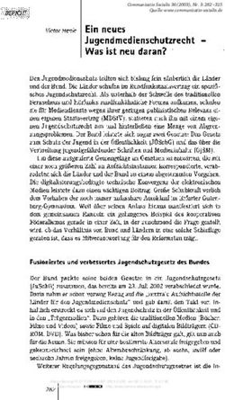 Jugendmedienschutzrecht Was istneu daran? '