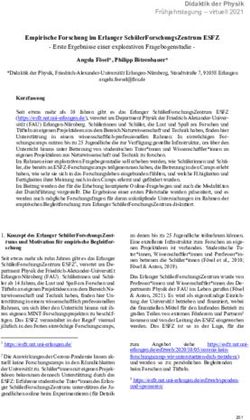 Didaktik der Physik Frühjahrstagung - virtuell 2021 - PhyDid