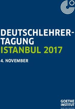 DEUTSCHLEHRER-TAGUNG ISTANBUL 2017 - NOVEMBER - Goethe-Institut