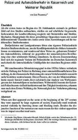Polizei und Automobilverkehr in Kaiserreich und Weimarer Republik