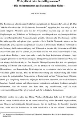 Wehrpflicht oder Freiwilligenarmee? - Die Wehrstruktur aus &ouml;konomischer Sicht