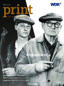 Print - Breloers Brecht - WDR PRINT Online